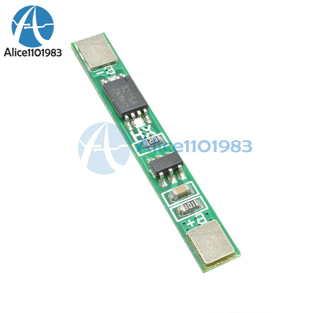1S 3.7V 2.5A Lithium Batterry Protection Board Polymer BMS PCM PCB Li-ion Module