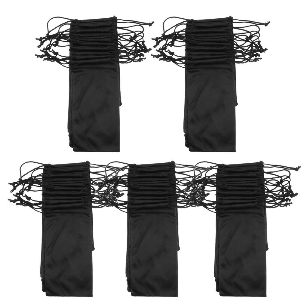 50Pcs Drawstring Pouch Eyeglasses Jewelry Cell Phone Storage Bag Case Holder
