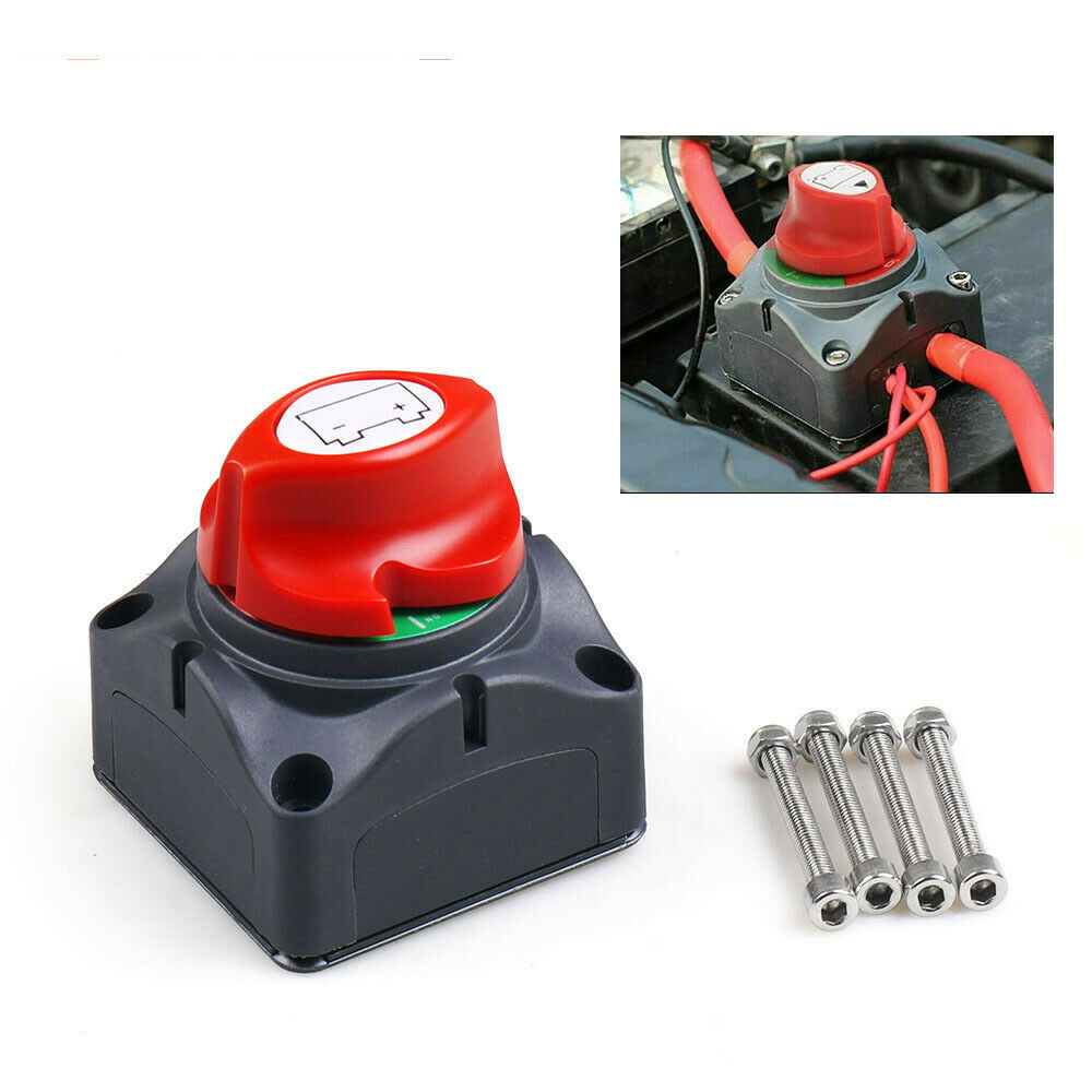 12V-60V 100A-300A Car Auto RV Marine Boat Battery Disconnect Rotary Switch Cut