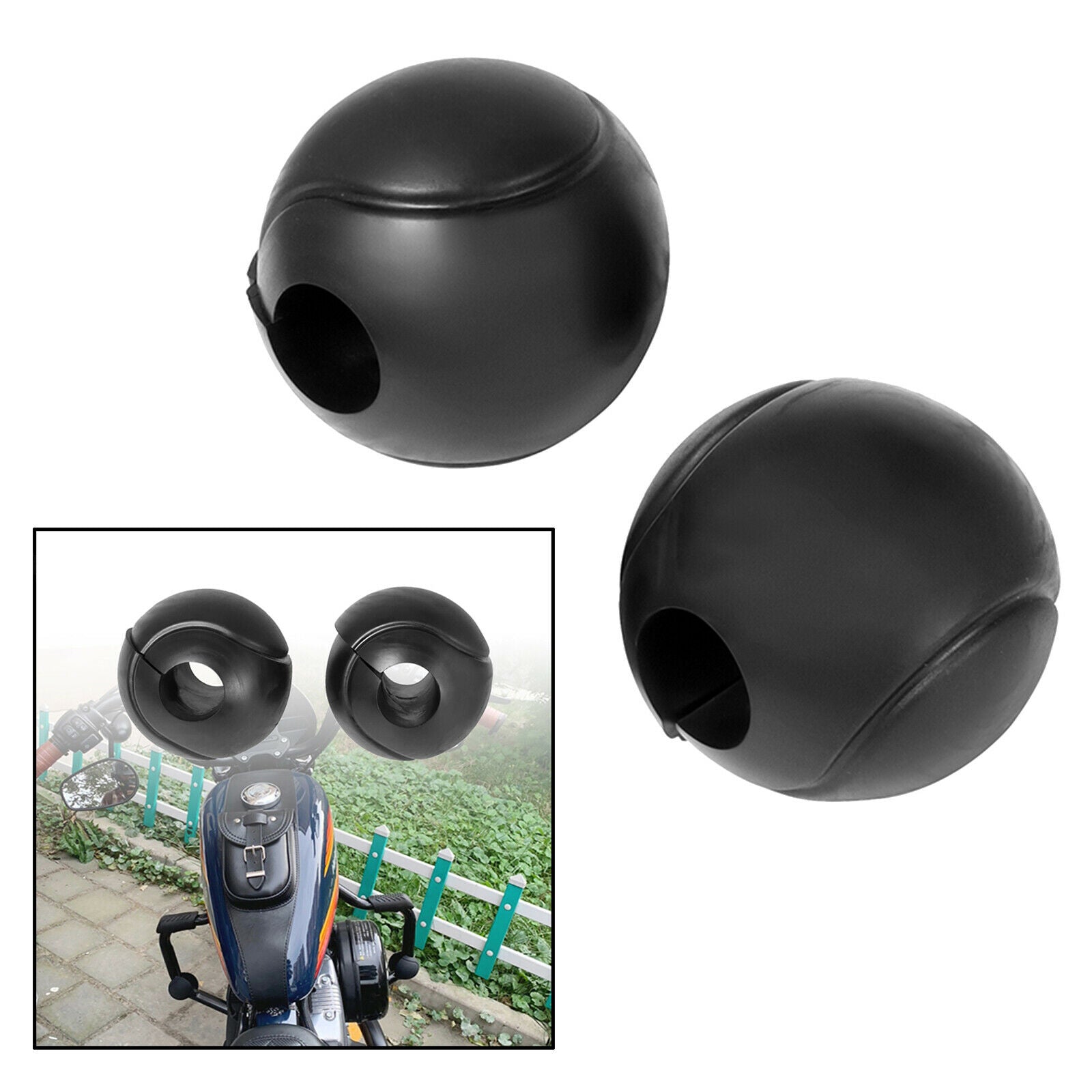 2pcs Motorcycle Engine Protection Frame Bumper Protective Block Parts Decor