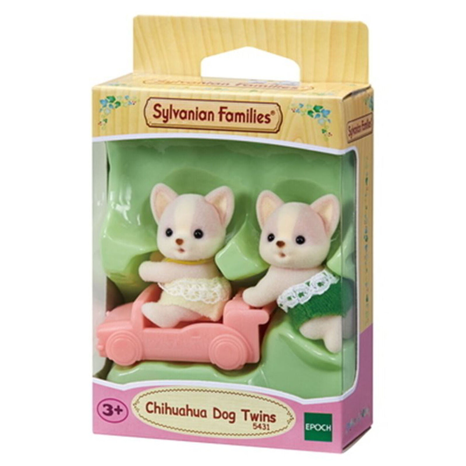 Sylvanian Families Chihuahua Dog Twins Figures Set 5431 Role Play Age 3+