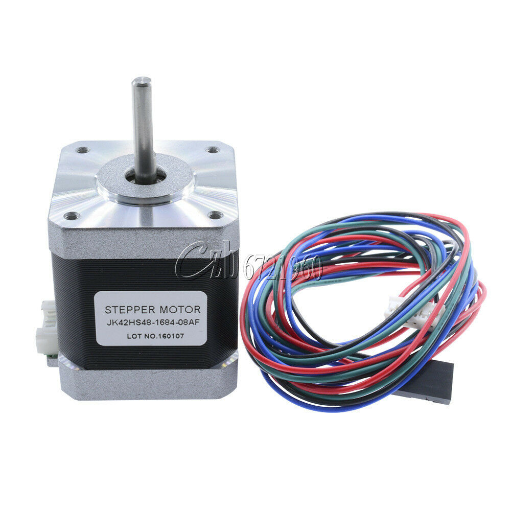 JK42HS48-1684 1.8 Degree 42mm 2A 12V NEMA17 2 Phase Hybird Stepper Motor