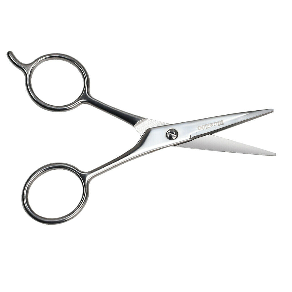 Barber Salon Beard Trimming Eyelashes Nose Hair Scissors for Hairdressing