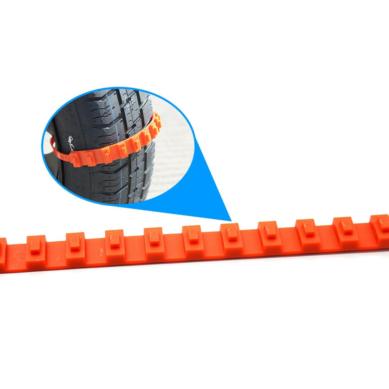10pcs Winter Anti-Slip Chains Snow Mud Wheel Tire Belts for Winter Driving