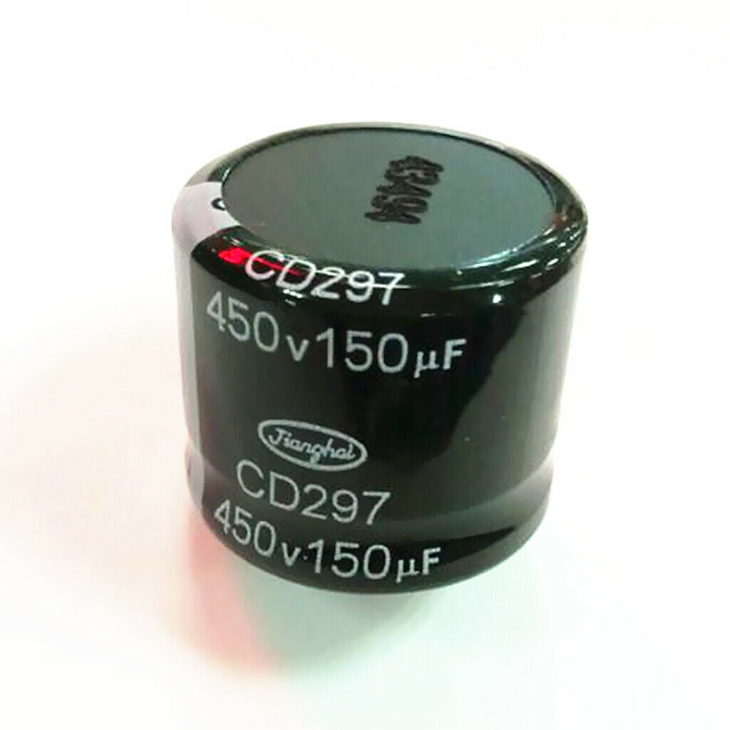 150uf 450v 105C Radial Electrolytic Capacitors Black 25x30mm