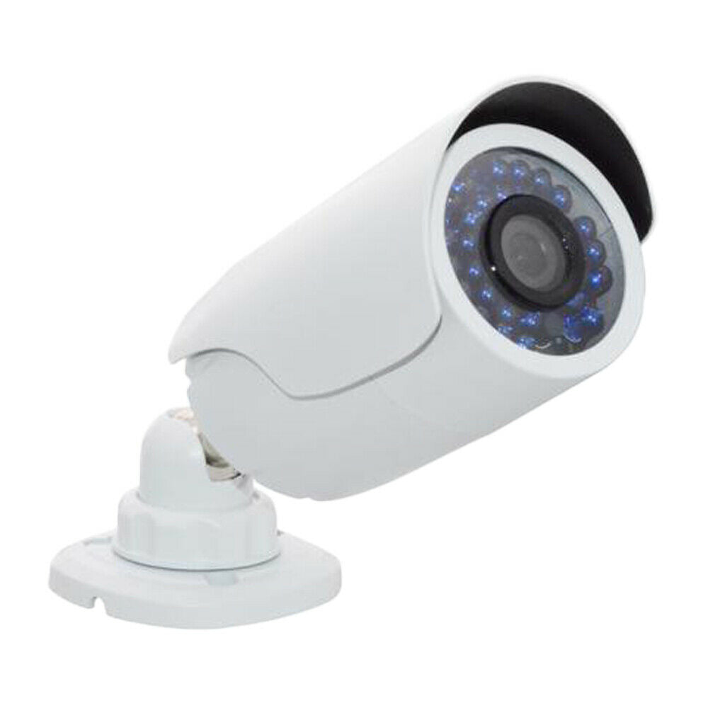 White 720P DC 12V Alloy Adjustable Outdoor Hidden Securitys Camera IP66