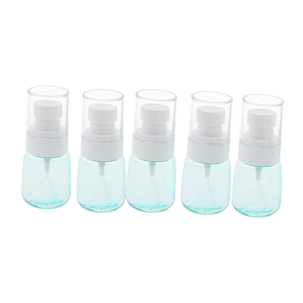 10 Pieces PETG Fine Mist Sprayer Bottles for Travel Outdoors Blue / Pink
