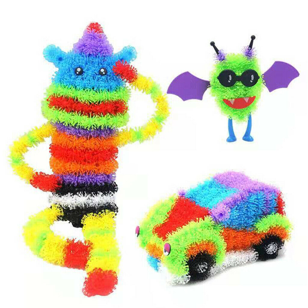 400Pieces DIY Early Educational Sticky Balls Learning Toys for Boys Kids