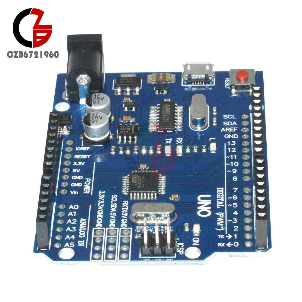 Version for Arduino UNO R3 ATMEGA328P-16AU CH340G Micro USB Board