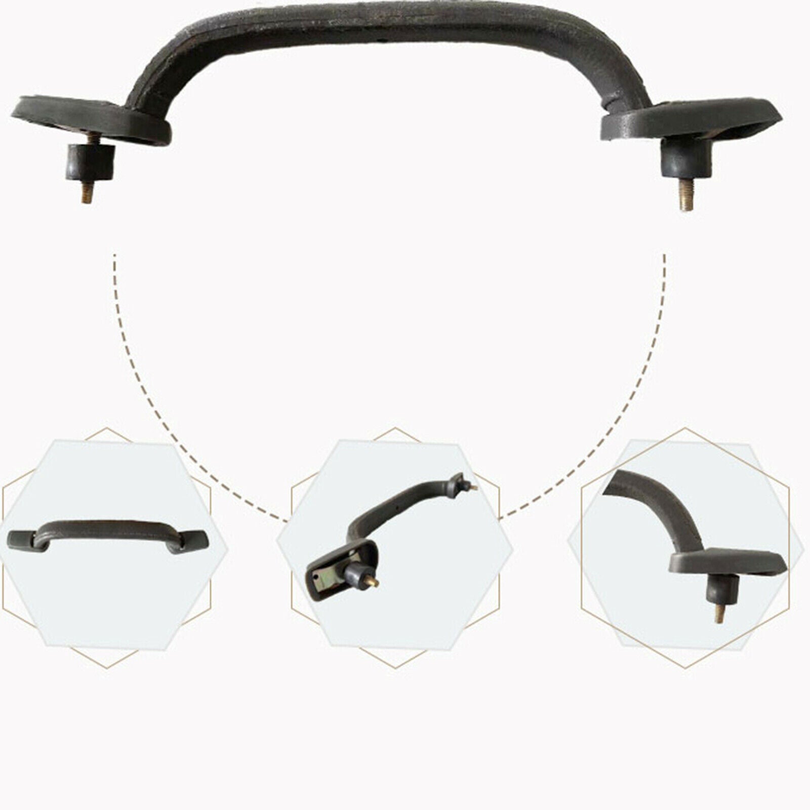 Roof Armrests Handle for Mitsubishi Cheetah Pajero V31 Raiders Black King Kong