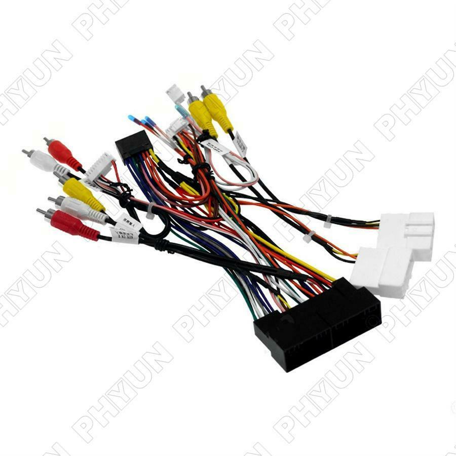 For Hyundai Elantra/SantaFe IX45/Cerato 16Pin Radio Wiring Harness w/ Canbus Box
