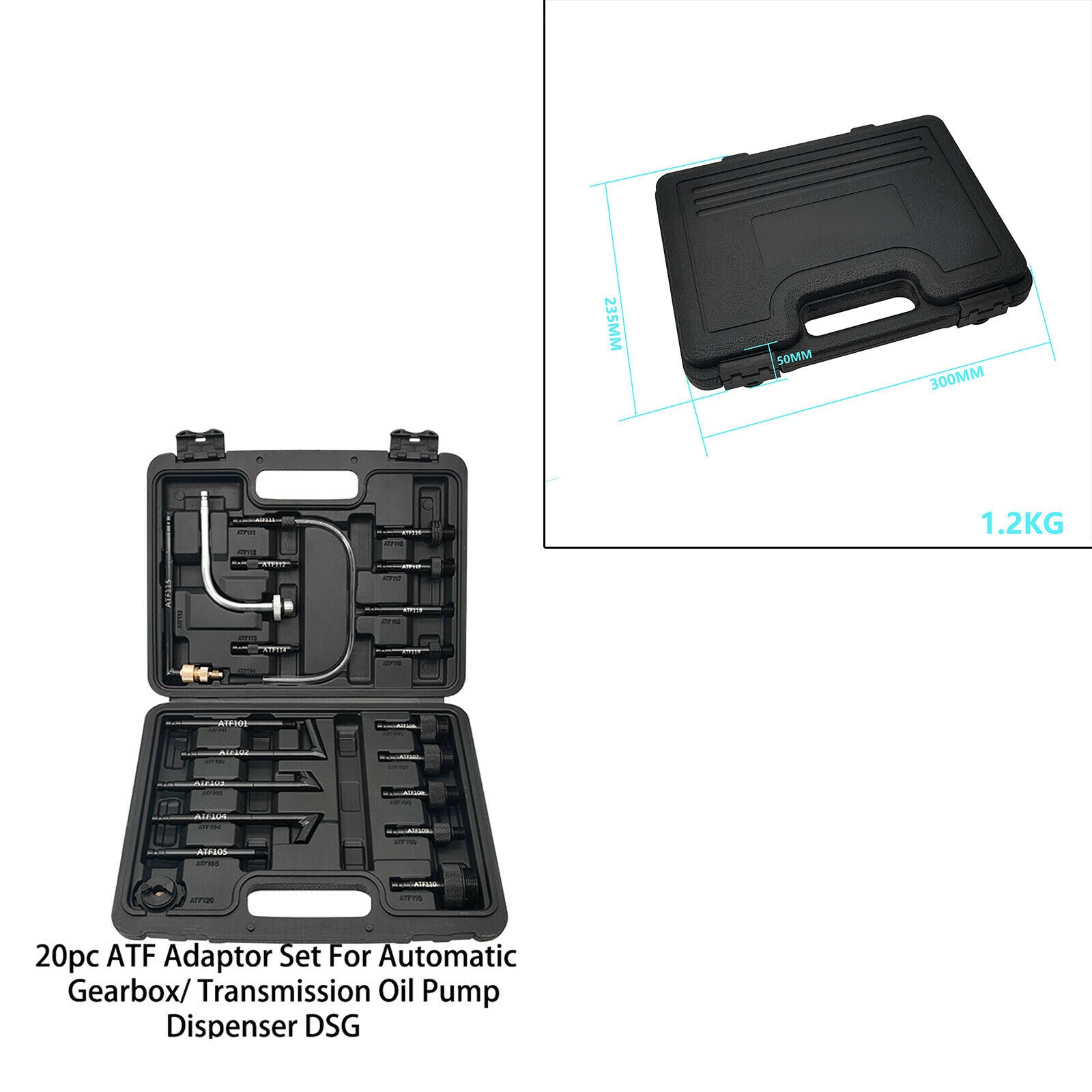 20 Pcs ATF Adapter Set Repair Tools for Transmission Oil Pump Dispenser DSG