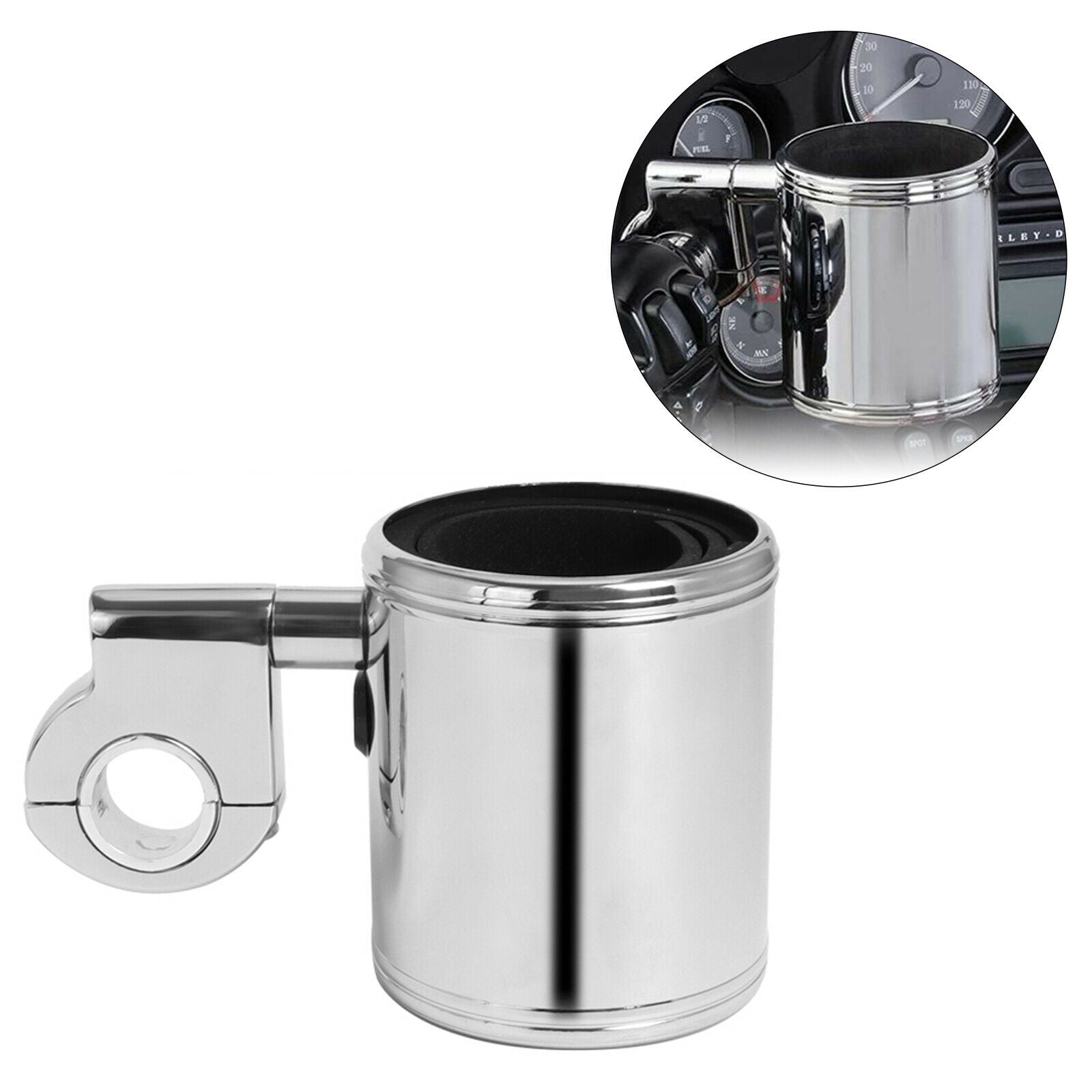 Universal Metal Motorcycle Adjustable Drink Holder Cup Holder Accessories