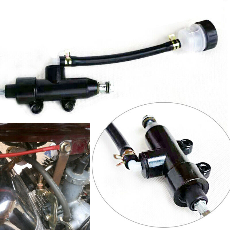 19MM ATV Motorcycle Large Plunger Rear Brake Master Cylinder+Oil Fluid Reservoir