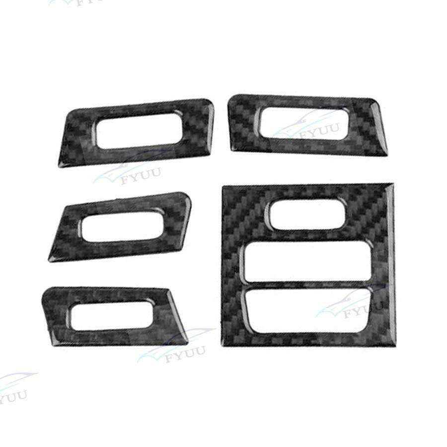 Carbon Fiber Air Vent Outlet Cover Trim For BMW 3 Series E90 E92 E93 2005-2012