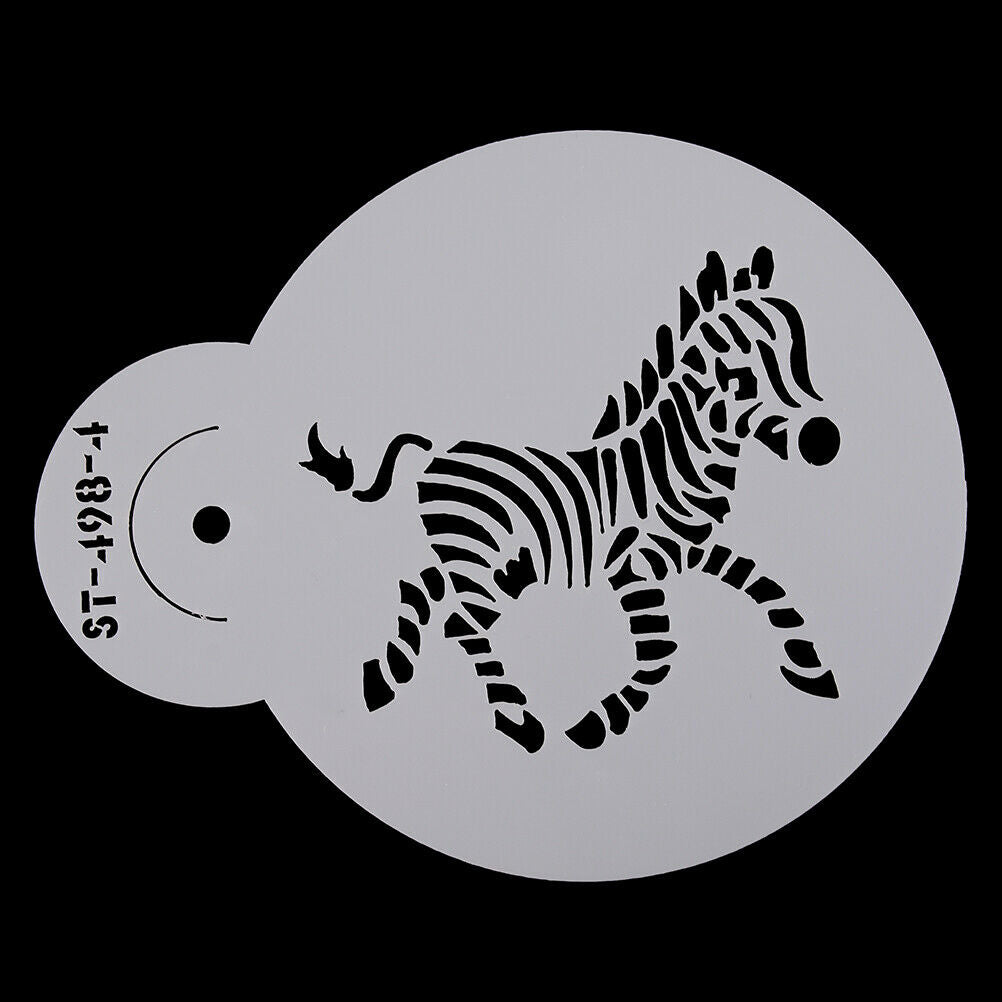 4pcs Animals Cookie Stencil for Cake Decor Sugarcraft Fondant DIY Mold St.l8