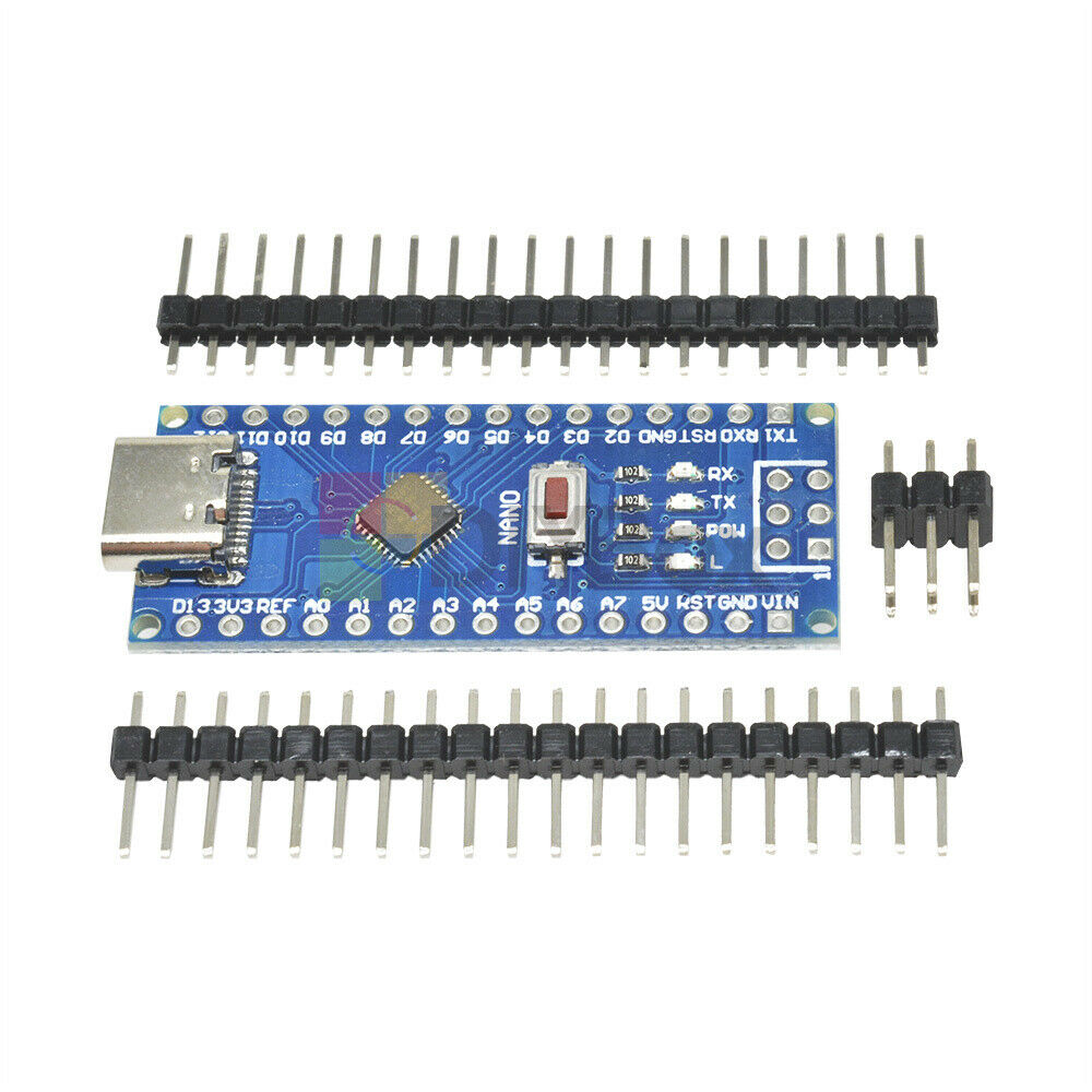 5PCS Nano V3.0 ATmega328 5V 16M CH340G Driver Type-C USB Micro-Controller Board