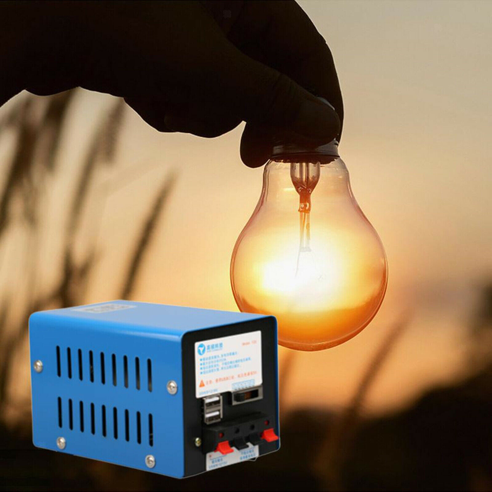 Outdoor Portable Manual Hand Crank Generator Dynamo USB Emergency Charger