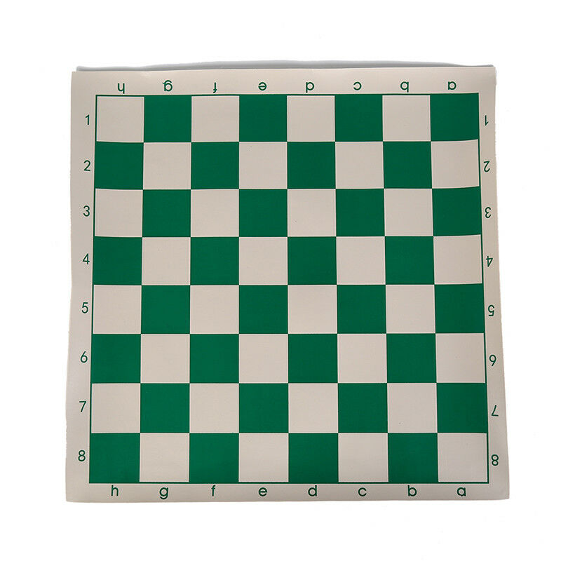 34.5x34.5cm chess board for children's educational games green & white col.l8