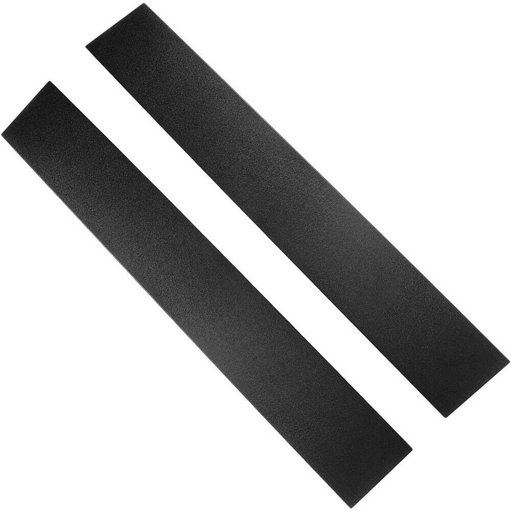 For Dodge Grand Caravan Pair Black Front B Pillar Post Moulding Cover Trim Caps
