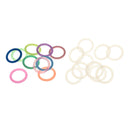 20Pcs Silicone Baby Pacifier Holder Adapter O Ring Dummy Ring Ring