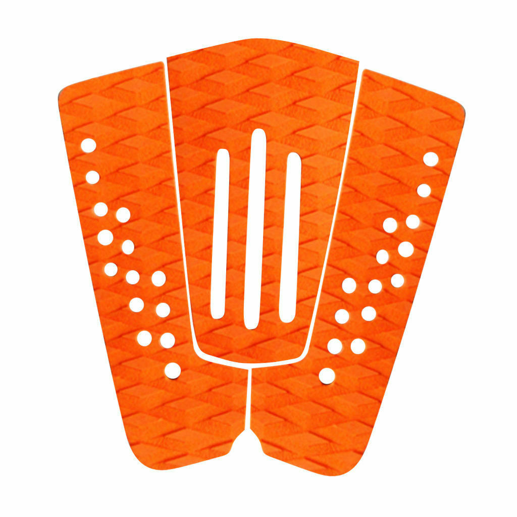 8 Pieces Orange Non- Diamond Grooved EVA Surfboard Skimboard Shortboard Surf