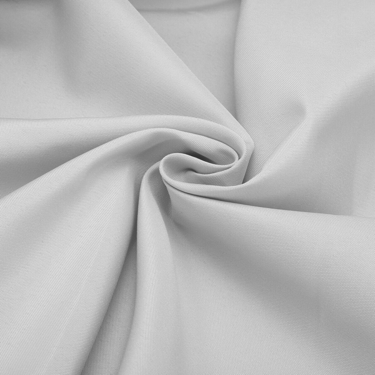 Light Gray Patio Replacement Parasol Canopy Fabric Cover For 8Ribs Umbrella