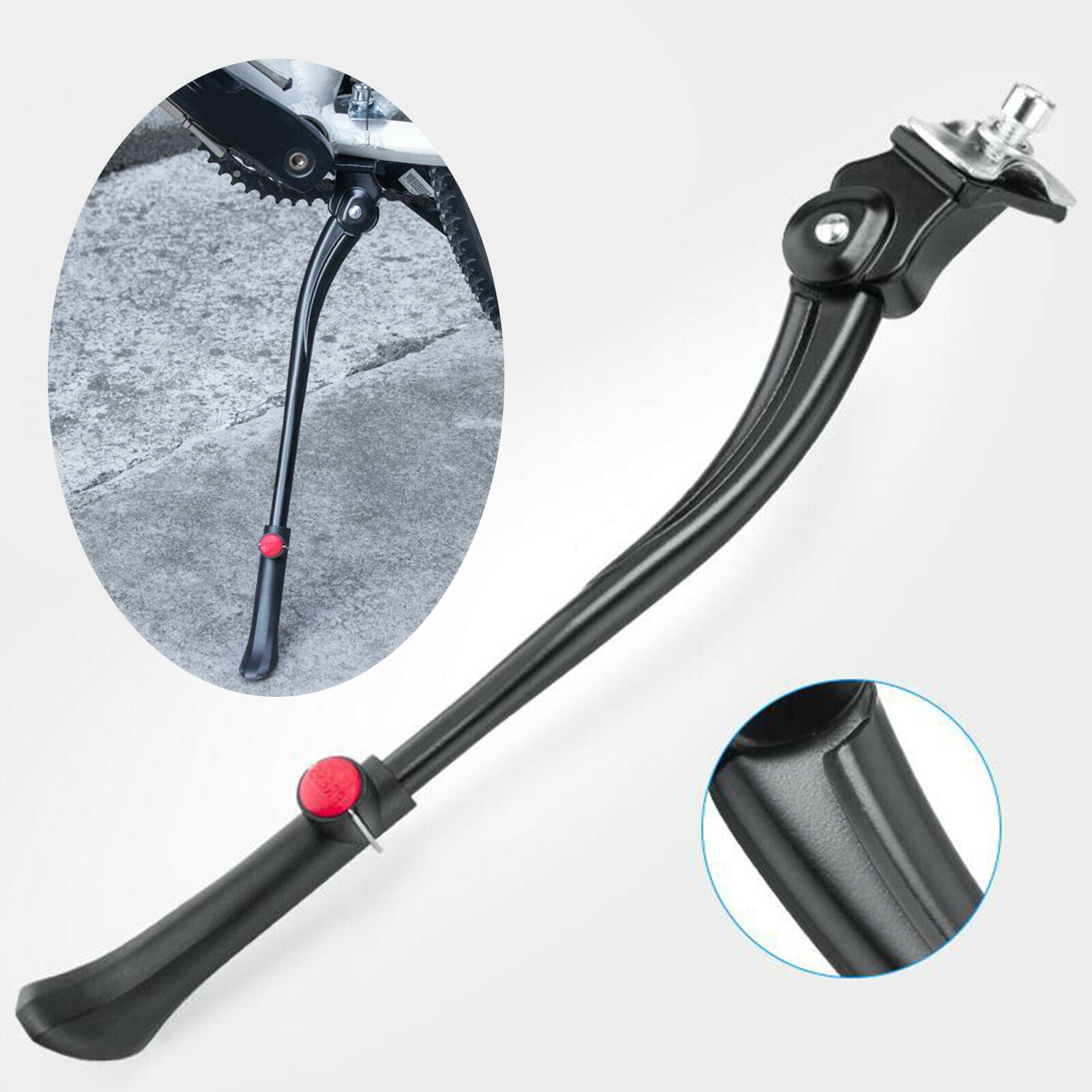 Bike Stand Heavy Duty Easy Installation Bike Side Kickstand for MTB Mens