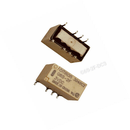 [3pcs] G6S-2F-DC3 Relay 3VDC 2A Rl=68 Ohm SMD