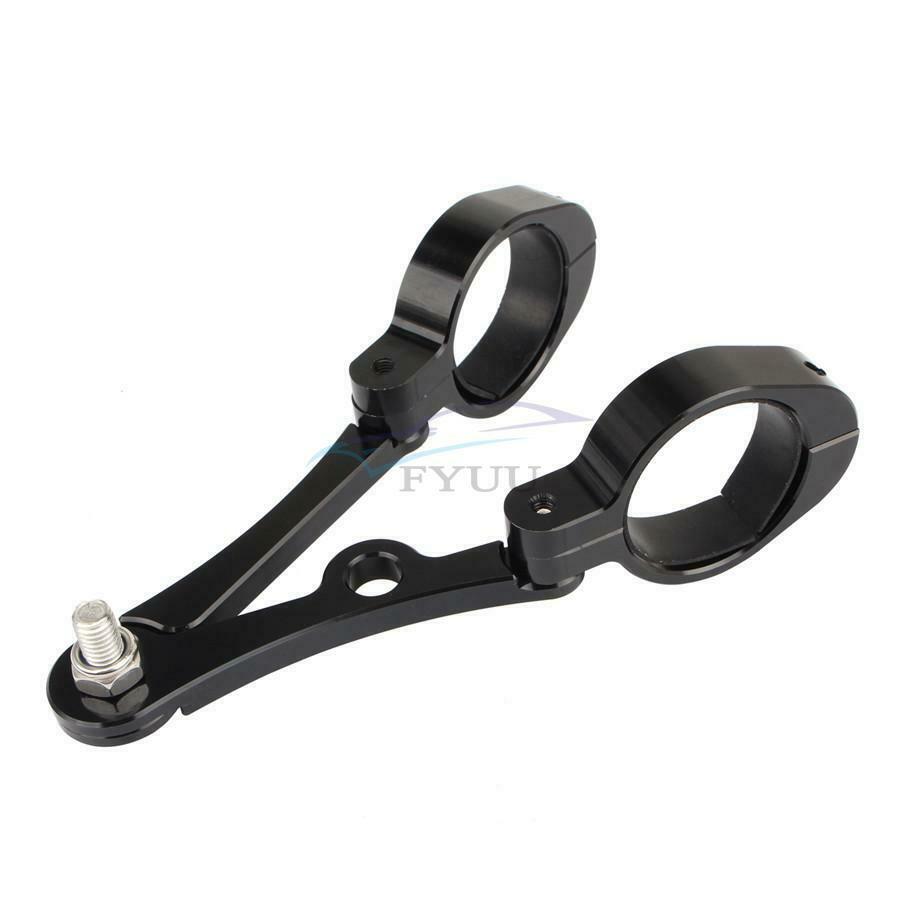 7-inch Aluminum Alloy Motorcycle Headlight Cover + 48MM Front Fork Fixing Clip