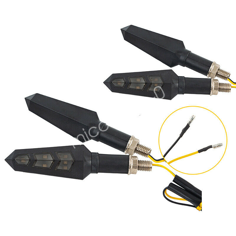 Motorcycle Front Rear LED Turn Signals Blinker Light Indicator Lamp Universal