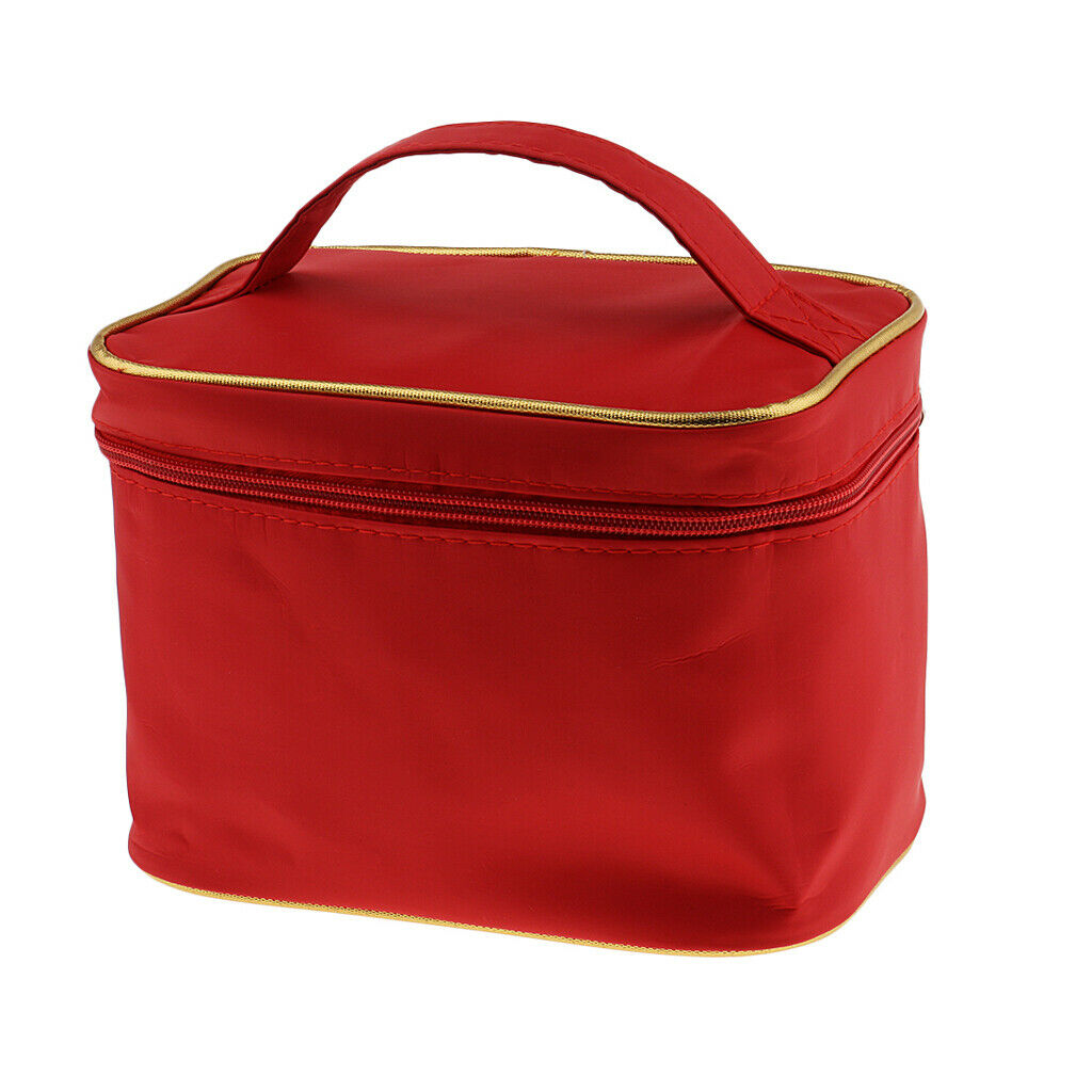 Waterproof Makeup Bag Cosmetic Storage Organizer Box Holder Travel Red