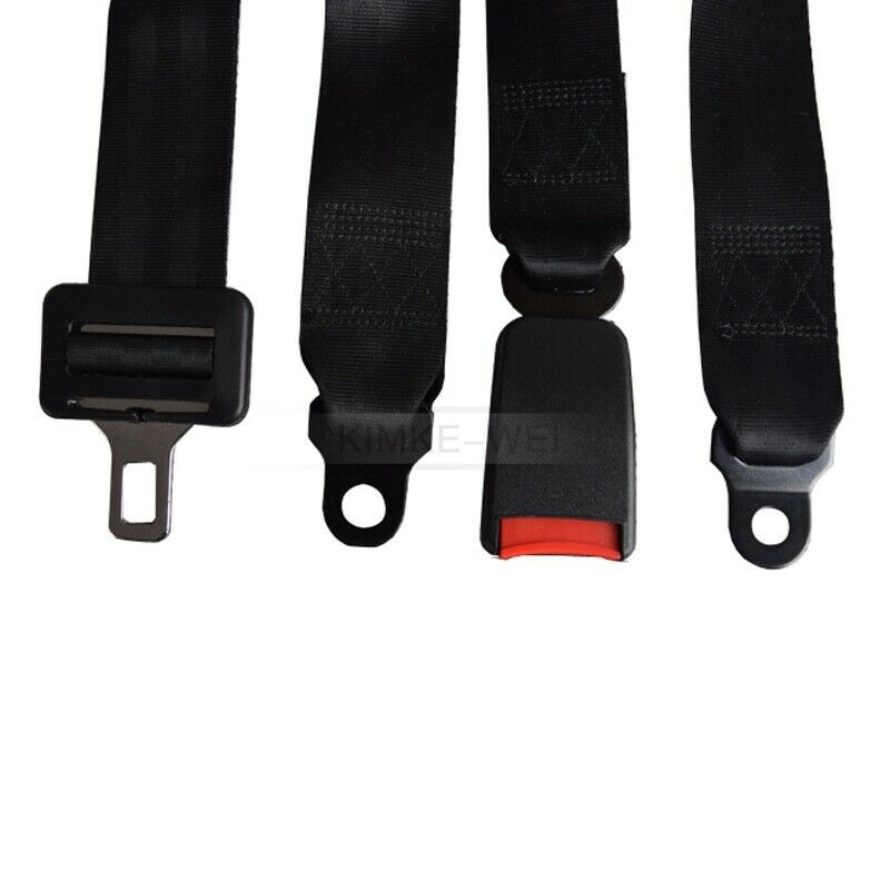 135cm Universal Adjustable 2 point Lap Safety Seat Belt for Auto Car Truck Bus