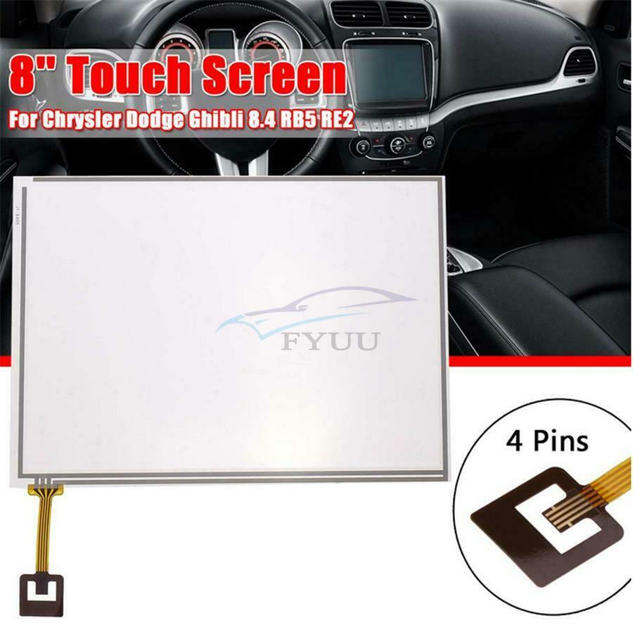8'' Car Radio Touch Screen Glass Digitizer For Chrysler Dodge Ghibli 8.4 RB5 RE2