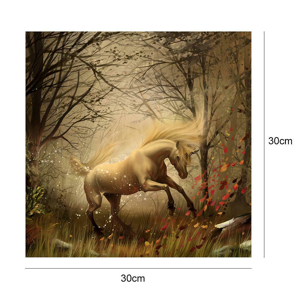 Running Horse 5D Full Drill Diamond Painting Embroidery DIY Cross Stitch @