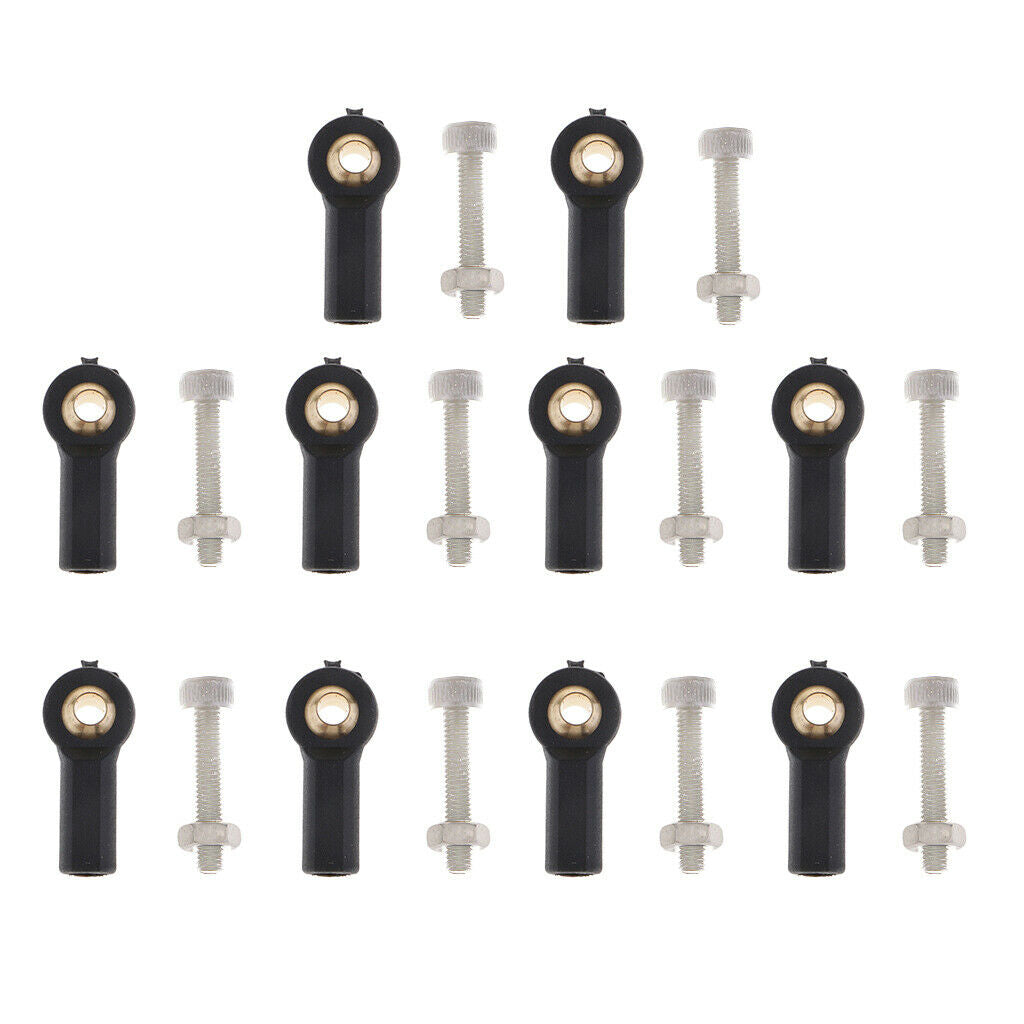 10 pcs. M3 ball head ball joint ball heads 20mm DIY for 1: 8 1:10 RC crawlers
