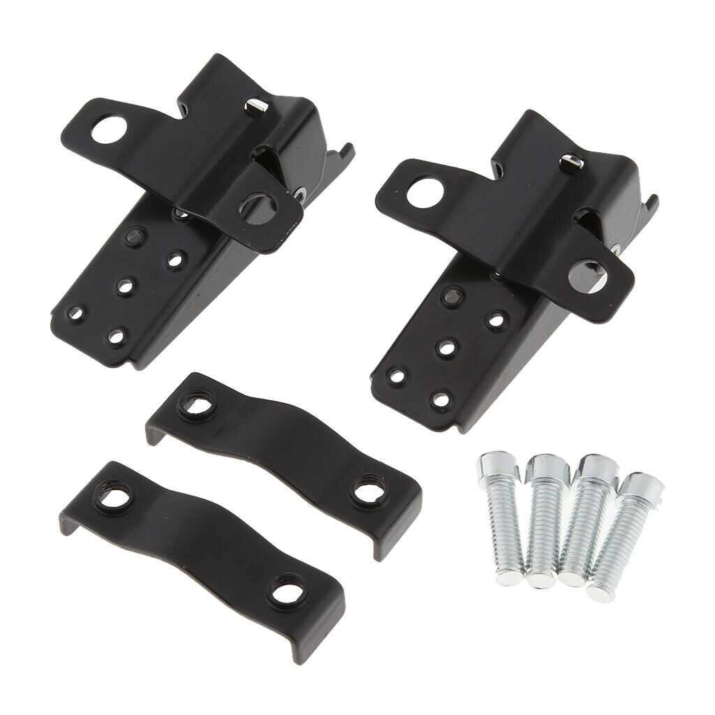 1 Pair Front Rear Adjustable Folding Footrest Footpegs for Dirt Pit Bike