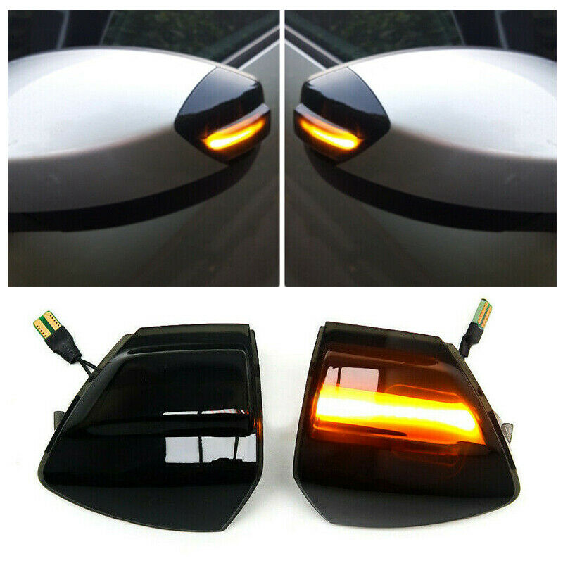 2pcs Dynamic Sequential Mirror Turn Signal Light Fit For Ford S-Max 2007-2014