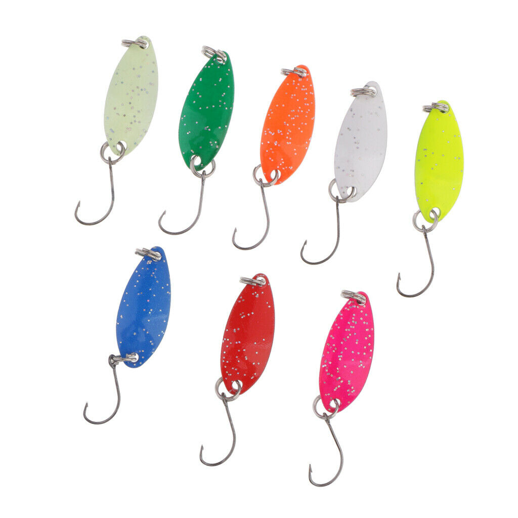 8 Pieces Artficial Lures Bait Hard Fishing Baits Spinner Baits Crankbaits