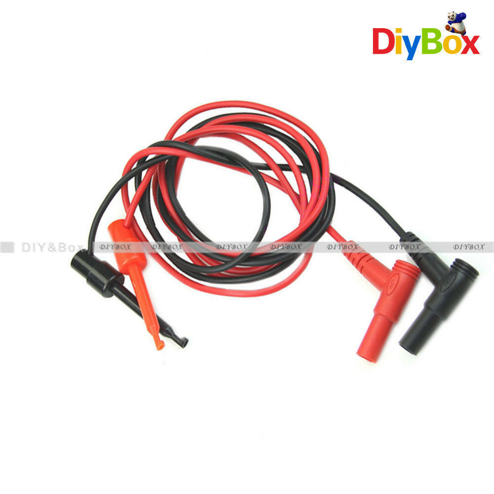 Banana Plug To Test Hook Clip Probe Cable For Multimeter Test Equipment D