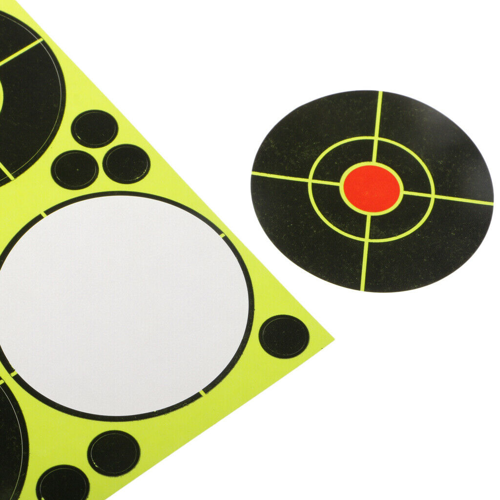 160pcs 2'' Self Adhesive Splatter & Reactive Shooting Targets