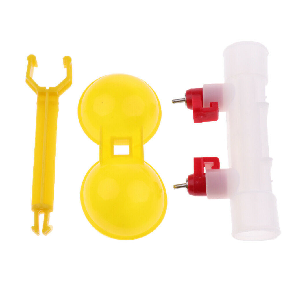 10 pieces automatic poultry drinker double nipple water drinker for chicken,