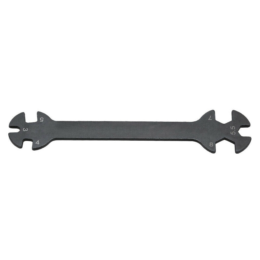 Black Durable Tool Wrench 3/4/5/5.5/7/8mm For RC Car Truck Turnbuckles Nuts