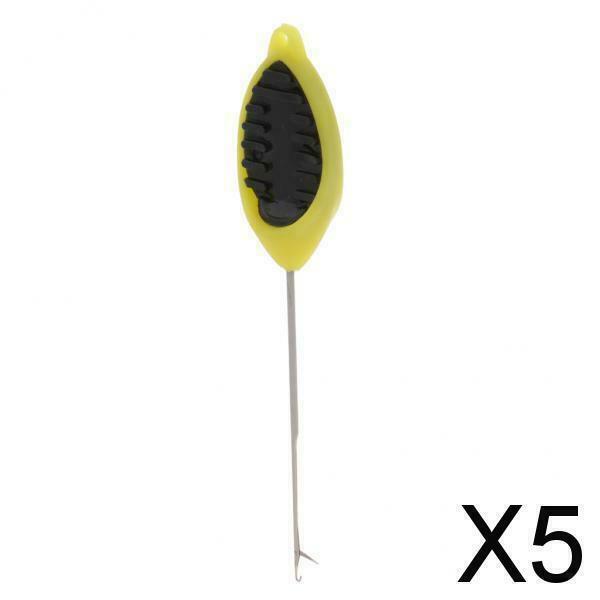 5X New Stainless Steel Latch Needle Baiting Needle Carp Fishing Tackle 8.8cm
