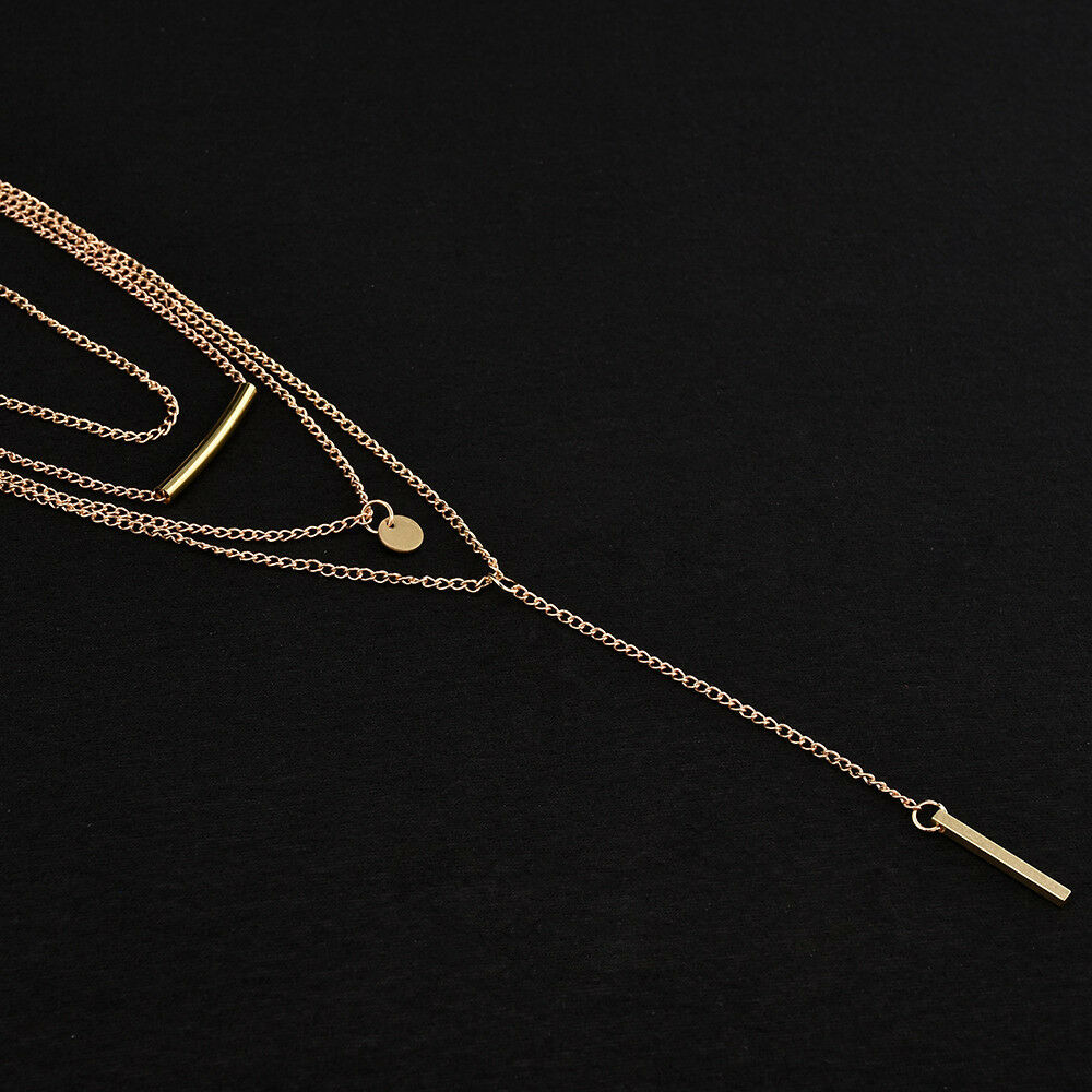 Fashion New Charm Choker Chunky Statement Bib Pendant Chain Necklace Jewelry