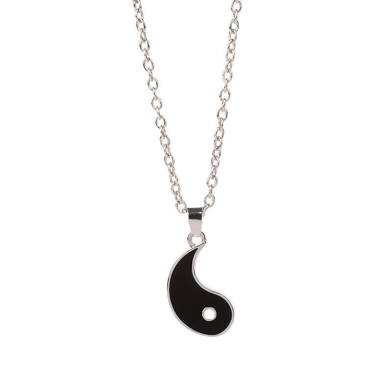 Yin Yang Pendant Necklace For Women Men Fashion Couples Matching Choker Jewe Pb