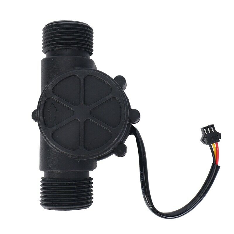 1Pcs Water Flow Sensor DN25 DC3.5-24V 1 Inch 2-100L/Min Hall Flowmeter Heat PuO4