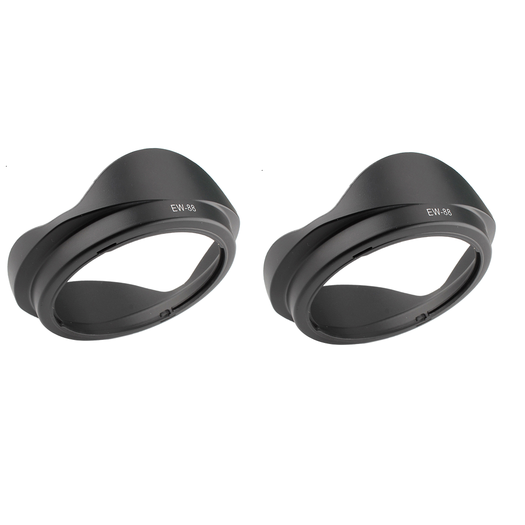 2Pieces EW-88 Bayonet Lens Hood Case For Canon EF 16-35mm F/2.8L II USM Lens