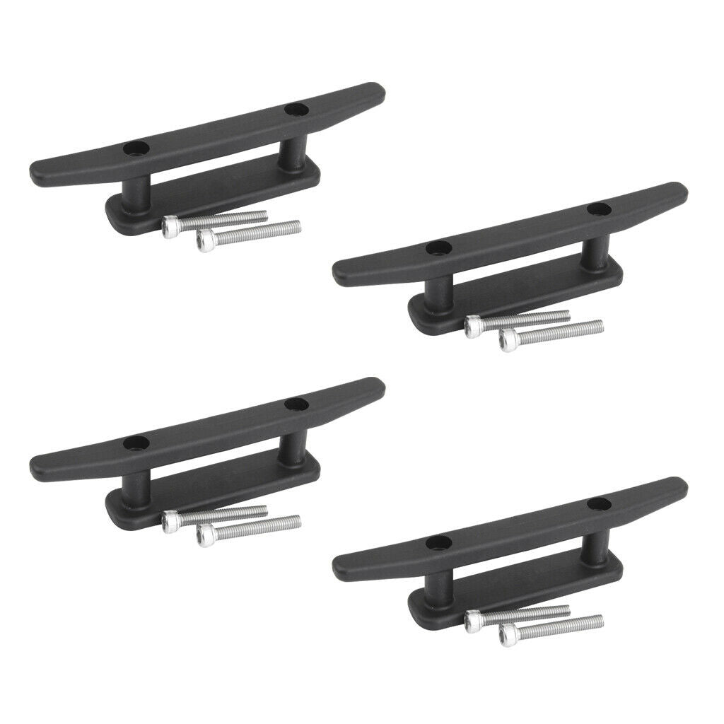 Set Of 4 Cleats | Cleat | Mooring | Boat Cleat Made Of Plastic 163mm