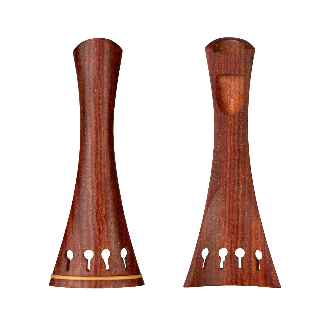 4/4 Violin Fiddle Chinrest Violin DIY Parts Accs Full Set Durable Red Wood